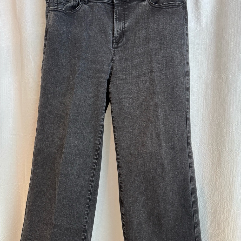 J. McLaughlin Charter Wide Leg Cropped Jeans Sz 14